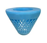 Aquatic Flora Pod - Buoyant Garden Support, Ecosystem Rest Stand, Angled Glass Suspension Device | Micros Habitat Green Display, for Desktop Setup, Transparent Decorative Water Flora Suspension