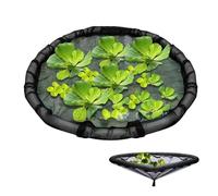 Aquatic Plant Shield - Debris Catcher for Ponds | Lightweight Resin Mesh with Circular Float Design, Floating Barrier Ring, Protects Plants from Leaves Algae and Fish Activity for Backyard Garden Use
