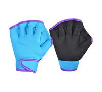 Aquatic Swim Gloves, Rubber Webbed Mittens, Water Resistant Gear with Sturdy Build, Morning Routine with Easy Training, Lifestyle Wellness Item, Compact Swim Aid for Fitness Pool Beach