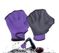Aquatic Swim Gloves, Rubber Webbed Mittens, Water Resistant Gear with Sturdy Build, Morning Routine with Easy Training, Lifestyle Wellness Item, Compact Swim Aid for Fitness Pool Beach