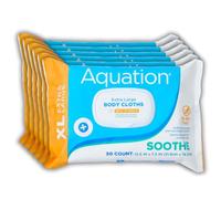 Aquation All Body XL - Panni per il corpo morbidi e forti, per pulizia e lenitiva, 50 pezzi, confezione da 6