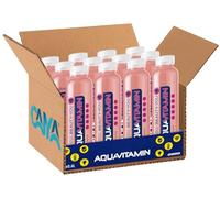 Aquavitamin gusto Frutti Rossi Beauty-You, Bevanda Analcolica con Vitamine, 400ml [BOX con 12 Bottiglie]