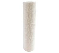 AQUAWATER 3700350801483 Cartuccia 5μ ferita Filtro-Formato Standard 10 "-Durata 12 Mesi, None, 1 Unità (Confezione da 1)