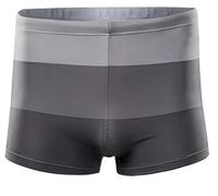 AquaWave Costume da Bagno Uomo - Sportivo e Confortevole, Ideale per Nuotare e Fare Il Bagno - Stripe, Grigio, XXL