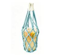 AquaWeave Borsa per borraccia realizzata a mano in rete riutilizzabile - Borsa per bottiglia d'acqua, tracolla compatta per il trasporto con tracolla ventilata Resistente per campeggio urbano, escursi