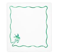 AQUAZURRA - SECRET GARDEN NAPKIN - GREEN AND WHITE - Accessori per la casa 2 St.