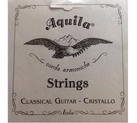 AQUILA - 131C CRISTALLO GUIT SET N TENS Set Corde Chitarra Classica, Serie Cristallo, Tensione Normale, Corde Acute in Nylon Cristallo, Corde Basse in Rame Argentato con Anima Multifilamento in Nylgut