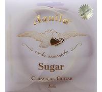AQUILA - 165C SUGAR GUIT SET SUPERIOR TENS set di Corde Singole Acute (Trebles), per Chitarra Classica, della Serie Sugar, In Bio-Plastica Derivante da Canna da Zucchero