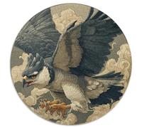 Aquila arpia in volo, ali spiegate 1000pcs (67.5x67.5cm) Puzzle Adatto Per Adulti E Folla Dai 14 Anni in Su