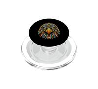 Aquila azteca Messico Civiltà antica tribale azteca PopSockets PopGrip per MagSafe