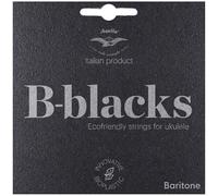 AQUILA B-Black Ukulele baritono, Set 4 corde, DGBE - Re grave (CAQ 184U)