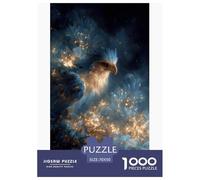 Aquila blu luminosa Puzzles 1000 Pezzi Gioco Di Sfida Giocattolo Adulti E Oltre 12 Anni Puzzle Creativi Divertimento Famiglia Divertimento Creativo Regalo Decorazione Casa 70x50cm/1000pcs