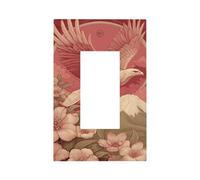 Aquila che vola sopra la montagna interruttore della luce piastra da parete piastra frontale copertura singola bilanciere 1 banda decoratore presa coperture per la casa cucina camera bagno Decor