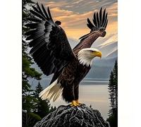 Aquila del paesaggio - Puzzle 1000 Pezzi - puzzle Fai da te, Intrattenimento Creativo, Puzzles Classico Arte,Regalo per Adulti dai 14 anni 75 x 50 cm