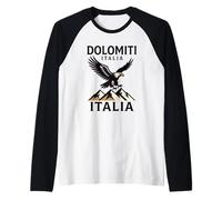 Aquila Dolomiti Italia Vintage Maglia con Maniche Raglan