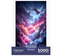 Aquila Fantasy Puzzles 1000 Pezzi Gioco Di Sfida GioGattotolo Adulti E Oltre 12 Anni Cielo magico Gioco Di Puzzle Sfida EduGattoiva Addestramento Mentale Regalo Decorazione Casa 70x50cm/1000pcs