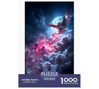 Aquila Fantasy Puzzles 1000 Pezzi Gioco Di Sfida GioGattotolo Adulti E Oltre 12 Anni Cielo magico Puzzle Creativi Divertimento Famiglia Gioco EduGattoivo Regalo Decorazione Casa 70x50cm/1000pcs