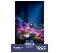 Aquila Fantasy Puzzles 1000 Pezzi Gioco Di Sfida GioGattotolo Adulti E Oltre 12 Anni Luminoso Gioco Di Puzzle Sfida EduGattoiva Apprendimento Divertente Regalo Decorazione Casa 70x50cm/1000pcs