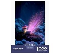 Aquila Fantasy Puzzles 1000 Pezzi Gioco Di Sfida GioGattotolo Adulti E Oltre 12 Anni Luminoso Gioco Di Puzzle Sfida EduGattoiva Addestramento Mentale Regalo Decorazione Casa 70x50cm/1000pcs