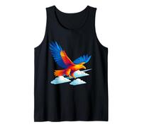 Aquila Geometrica Che vola sopra Le Nuvole Canotta