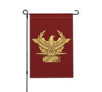 Aquila Imperiale Romana D'Oro Bandiere Pirati Durevole Bandiere All'Aperto Multicolore Bandiera Da Giardino Decorazione Per Interni Fattoria Patio 30X45Cm