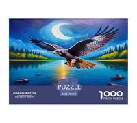 Aquila Jigsaw Puzzle 1000 Pezzi Per Adulti Puzzle Gioco Regali Per Gli Uomini Cartone Riciclato Al 100% Home Decorazione 70x50cm/1000pcs