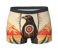 Aquila Nativa Americana del Sud-Ovest Uomo Boxer Aderenti Aderenti Boxer Slip Leggeri Mutande L