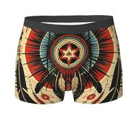 Aquila Nativo Americano del Sud-Ovest Uomo Mutande Classico Boxer Slip Aderenti Slip Mutande Flessibile Boxer Shorts S