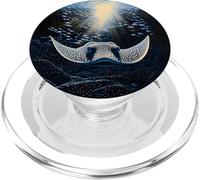 Aquila pastinaca maculata Oceano blu profondo PopSockets PopGrip per MagSafe