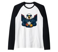 Aquila patriottica del Coraggio e della Gloria Maglia con Maniche Raglan