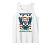 Aquila patriottica e Bandiera 250 Anni 1776-2026 America 250° Canotta