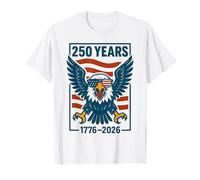 Aquila patriottica e Bandiera 250 Anni 1776-2026 America 250° Maglietta