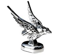 Aquila per cofano auto - distintivo in metallo, ornamento animale | decalcomania decorativa simbolo falco per berlina, design auto sportiva, dettaglio auto classica, progetto di personalizzazione