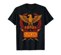 Aquila Romana SPQR Stendardo Impero Potere Storico Maglietta