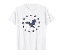 Aquila Senza Paura - Tredici Stelle della libertà Americana Maglietta