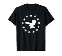 Aquila Senza Paura - Tredici Stelle della libertà Americana Maglietta