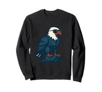 Aquila solitaria della libertà e della Visione Felpa