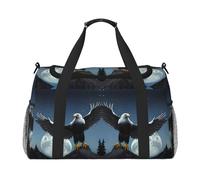 Aquila sotto le stelle È una borsa da viaggio a tracolla portatile con grande capacità e multifunzione, un must per i viaggi all'aperto