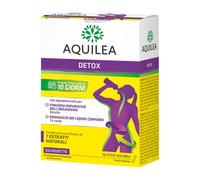 Aquilea Silhouette & Beauty - Detox Integratore Alimentare Drenante e Depurativo, 10 stick