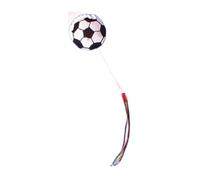 Aquilone a forma di pallone da calcio, di grandi dimensioni, facile da far volare, giocattolo volante da 1,5 m, for il tempo libero, for bambini, da giardino, da viaggio, for bambini e adulti.(White)
