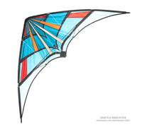 Aquilone Acrobatico STUNT KITE a forma di Deltaplano 160x60 cm Multicolore