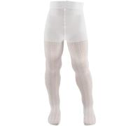 AQUILONE Collant Cami, Calzamaglia Bambina, Collant Effetto Cotone Traforato, Calze Trendy Pratiche - Made in Italy (4 anni, Bianco)