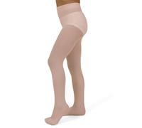 AQUILONE Collant Dance 60 Denari, Collant Bambina Danza, Ginnastica Ritmica Dance Sport, Calzamaglia Bambina Microfibra 3D - Made in Italy (cipria, 16-18 anni)