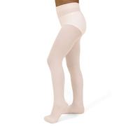 AQUILONE Collant Dance 60 Denari, Collant Bambina Danza, Ginnastica Ritmica Dance Sport, Calzamaglia Bambina Microfibra 3D - Made in Italy (bianco, 12 anni)