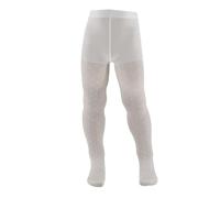AQUILONE Collant Erika, Calzamaglia Bambina, Ragazza Velato Fantasia Pois, Cerimonia - Made in Italy (Bianco, 2 Anni)