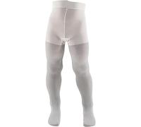 AQUILONE Collant Lurex Micro, Calzamaglia Neonato Luccicante, Calze in Morbida Microfibra con Lurex Argento da Neonato - Made in Italy (Ivory/Silver, 12-18)