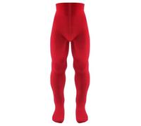 AQUILONE Collant Micro 50 Denari, Calze Bambina in Morbida Microfibra, Calzamaglia Elasticizzata e Coprente - Made in Italy - 1 Paio (Rosso, 12-14)