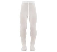 AQUILONE Collant Retina, Calzamaglia Bambina, Collant Ragazza in Microrete con Fantasia Farfalla e Strass, Collant Cerimonia, Calze Strass - Made in Italy (Bianco, 6)