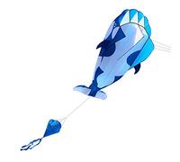 Aquilone gigante 3D senza cornice, morbido, in poliestere di alta qualità, resistente agli strappi, leggero, facile da lanciare, mosca stabile in brezza, per bambini e adulti, spiaggia, parco