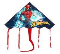 Aquilone Spiderman per Bambini - 100x56 cm, Facile da Far Volare, Leggero e Resistente, Design Divertente con Personaggio Cartoon, Giocattolo Estivo per Mare, Parco e Giardino